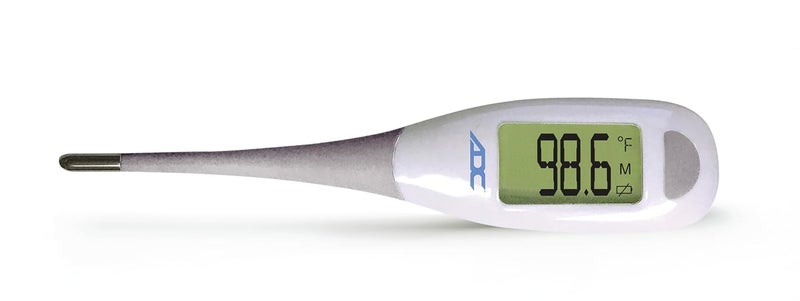ADC Fast Read Digital Thermometer, Flexible Tip and Large Quick Read LCD Display with Color-coded Backlighting - Image 1